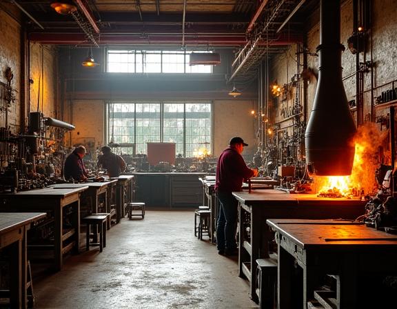 Aetherium Forge Dublin workshop and forge — community metalwork social enterprise