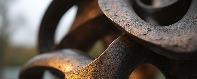 Bespoke forged metal sculpture produced by Aetherium Forge social enterprise foundry